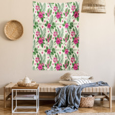 Plumeria Hibiscus Tapestry