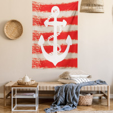 Rope Stripes Nautical Tapestry