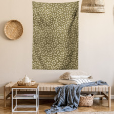 Antique Leafy Branches Tapestry