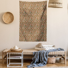 Swirls Circles Tapestry