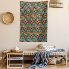 Tribal Paisley Flowers Tapestry