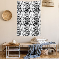 Butterfly Motif Tapestry