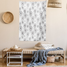 Dandelion Motif Tapestry