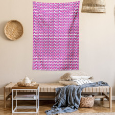 Hand Drawn Triangles Tapestry