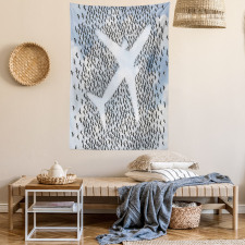 Hummingbird Vacation Tapestry