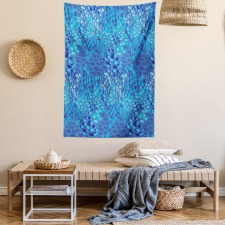 Abstract Fish Skin Scales Tapestry