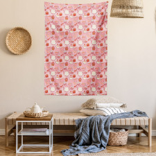 Cherries and Cupcakes Tapestry