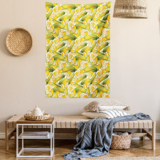 Organic Vegetable Stalks Tapestry