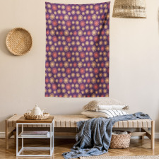 Pastel Colored Motifs Tapestry