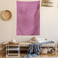 Zig Zag Ikat Style Tapestry