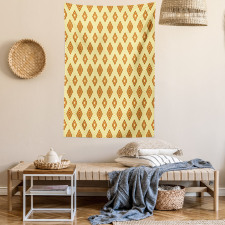 Old Fashioned Rhombus Tapestry