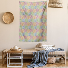 Curved Stripes Motifs Tapestry