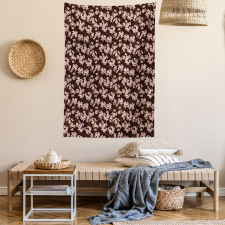 Soft Pink Cherry Bloom Tapestry