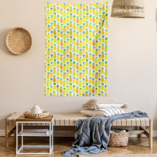 Hawaiian Fruits Art Tapestry