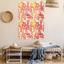 Hibiscus Flowers Art Tapestry