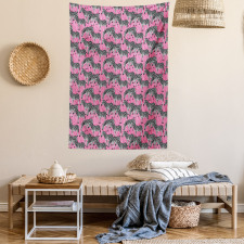 Wild Animals Pastel Tapestry