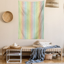 Colorful Dots Spectrum Tapestry