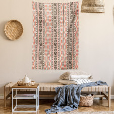 Native Art Borders Tapestry