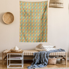 Starfishes Seashells Tapestry