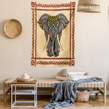 Colorful Animal Design Tapestry