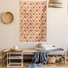 Warm Colored Foliage Tapestry