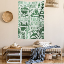 Outdoors Adventure Theme Tapestry