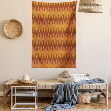 Geometric Zigzags Lines Tapestry