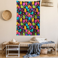 Dinosaur Eggs Bones Tapestry