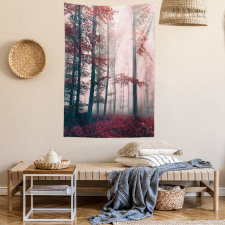 Autumn Fall Nature Woods Tapestry
