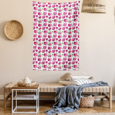 Delicate Spring Floral Art Tapestry