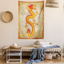 Chinese Folk Elements Tapestry