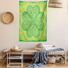 Traditional Heart Motif Tapestry