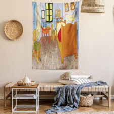 Painting of Room Interior Tapestry