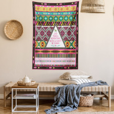 Folkloric Ornaments Boho Tapestry