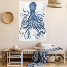 Grunge Sea Creature Tapestry