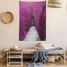 Spring Landscape  Floral Tapestry