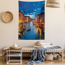 View on Grand Canal Rialto Tapestry