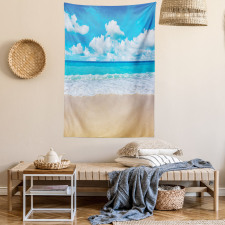 Exotic Hawaiian Scene Calming Tapestry