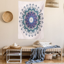 Colorful Art Peacock Tapestry