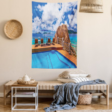 Vacation Resort Ocean Tapestry