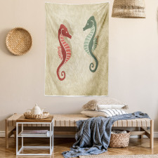 Colorful Beach Tapestry