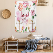 Anchor Roses Peony Art Tapestry