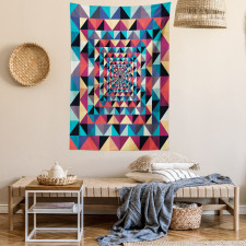 Visual Patchwork Retro Tapestry