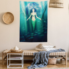 Underwater Life Tapestry