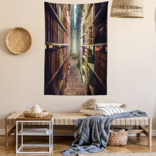 Abstract Library in Woods Tapestry