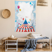 Circus Day Canvas Tent Tapestry