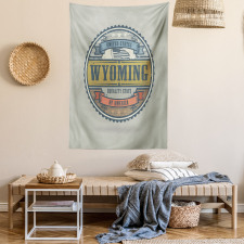 Grunge Stamp Equality State Tapestry