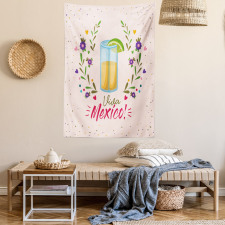 Floral Viva Mexico Tapestry