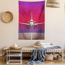 Take Off Plane Abstract Sky Tapestry