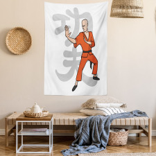 Martial Art Exercises Sign Tapestry